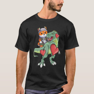 Corgi Riding Dinosaur   Reptile Animal   Graphic T-Shirt