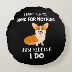Corgi Round Pillow