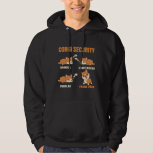 Corgi Security Corgi Owners Funny Corgi Hoodie