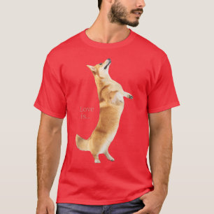 Corgi Shirt Love Is Dog Mom Dad Tee Puppy Pet Wome