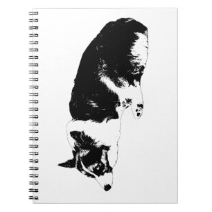 Corgi Side Glance Calm Notebook