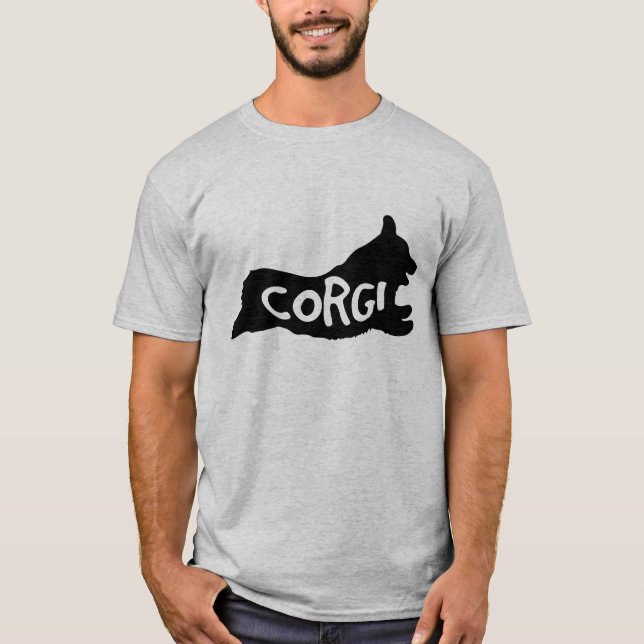Corgi Silhouette T-Shirt (Front)