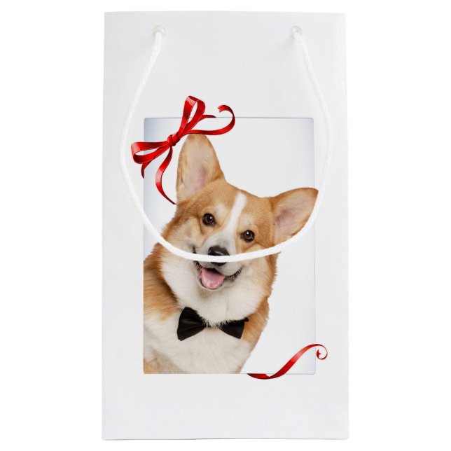 Corgi Small Gift Bag (Back)