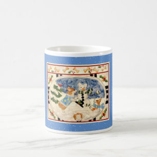 Corgi Snowman Mug
