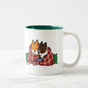 Corgi Snuggles Mug   CorgiThings