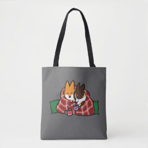 Corgi Snuggles Premium Tote Bag