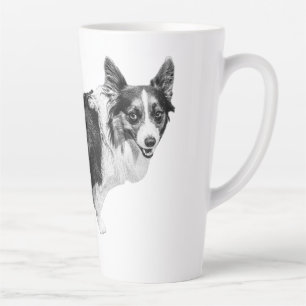 Corgi Spark in Snowlight Latte Mug
