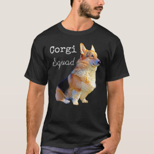 Corgi Squad Team Pembroke Welsh Corgi Dog T-Shirt
