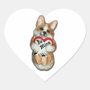 Corgi Sticker "Be Mine"