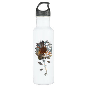 Corgi Sunflower You Are My World Apparel Corgi Dog 710 Ml Water Bottle