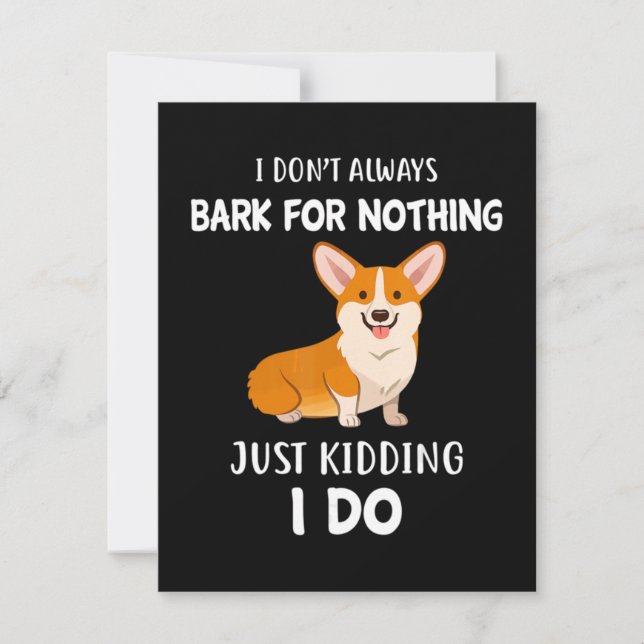 Corgi Thank You Card (Front)