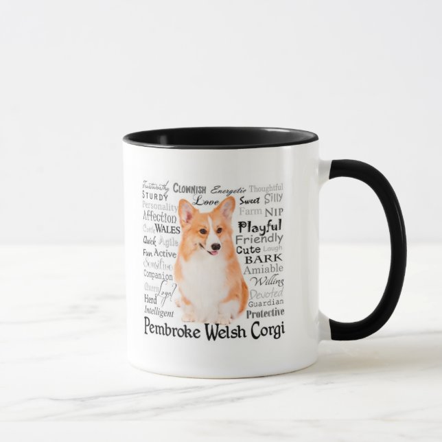 Corgi Traits Mug (Right)