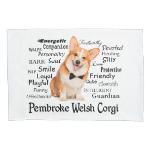 Corgi Traits Pillowcase