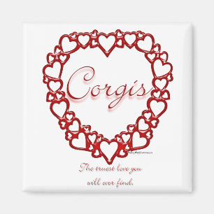 Corgi True Love Magnet