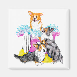 Corgi Tub Full Magnet