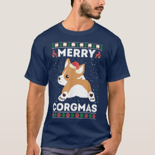 Corgi Ugly Christmas Sweater Style Merry Corgmas S