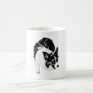 Corgi Under Autumn Skies Coffee Mug