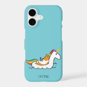 Corgi Unicorn Floatie Phone Case