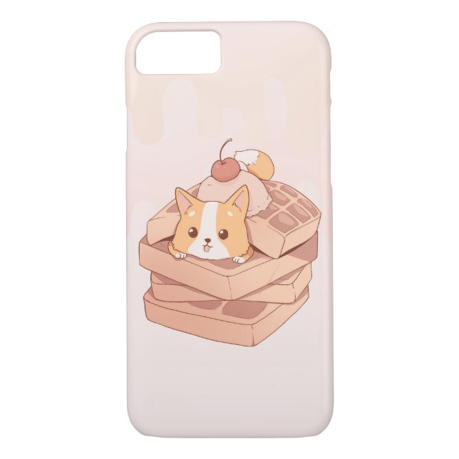 Corgi waffle iphone 8/7 case (Back)
