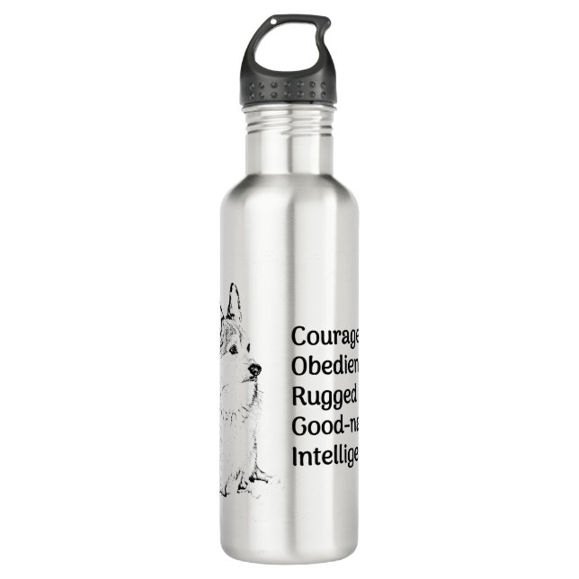 Corgi water bottle (Front)