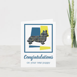 Corgi Welsh Puppy Dog Congratulations Card
