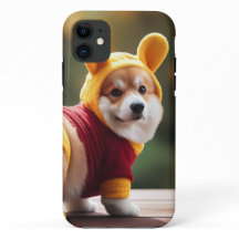 Corgi Winnie the Pooh V2 iPhone Case