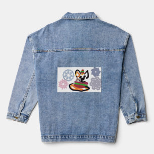 Corgi winter denim jacket