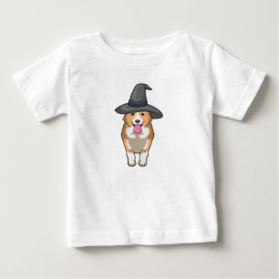 Corgi Witch Baby T-Shirt
