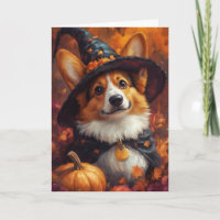Corgi Witch Halloween