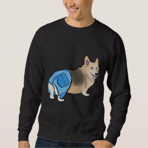 Corgi With Pants Sweatshirt