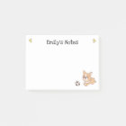 Corgi With Soccer Ball Post-It Notes