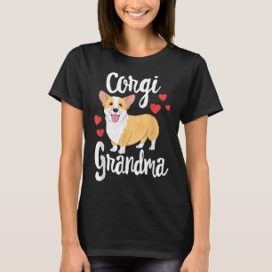 Corgi Women Girls Puppy Lover Dog Grandma Gift T-Shirt