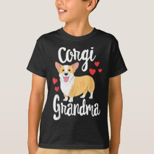 Corgi Women Girls Puppy Lover Dog Grandma Gift T-Shirt