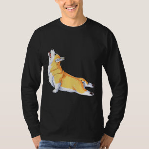 Corgi Yoga Women Namaste Spiritual Meditation Chak T-Shirt