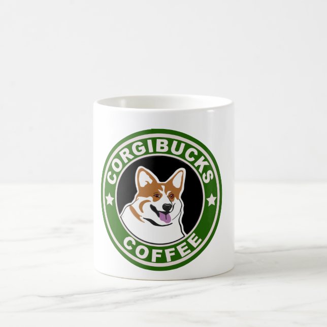 Corgibucks Coffee Mug (Center)