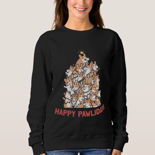 Corgies Christmas Sweatshirt (Front)