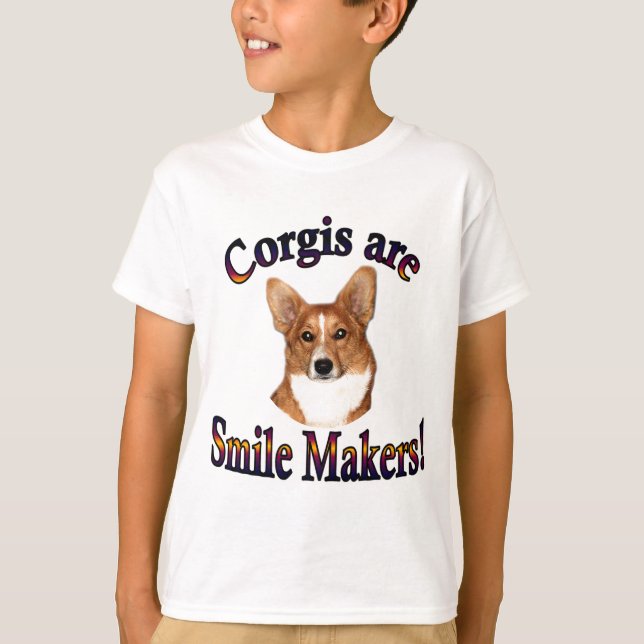 Corgis are smile Makers - Pippin T-Shirt (Front)