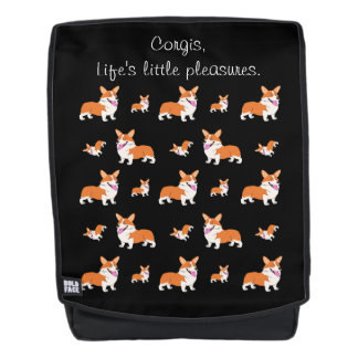 Corgis Life's Little Pleasures Backpack