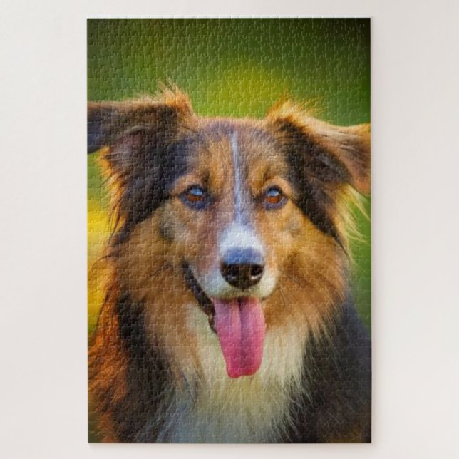 Corgi's smile jigsaw puzzle (Vertical)