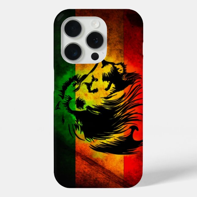 cori rasta reggae graffiti flag lion Case-Mate iPhone case (Back)