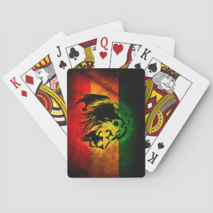 Cori Reith Rasta reggae lion Playing Cards