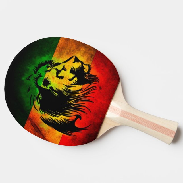 Cori Reith Rasta reggae music rasta flag lion Ping Pong Paddle (Side)