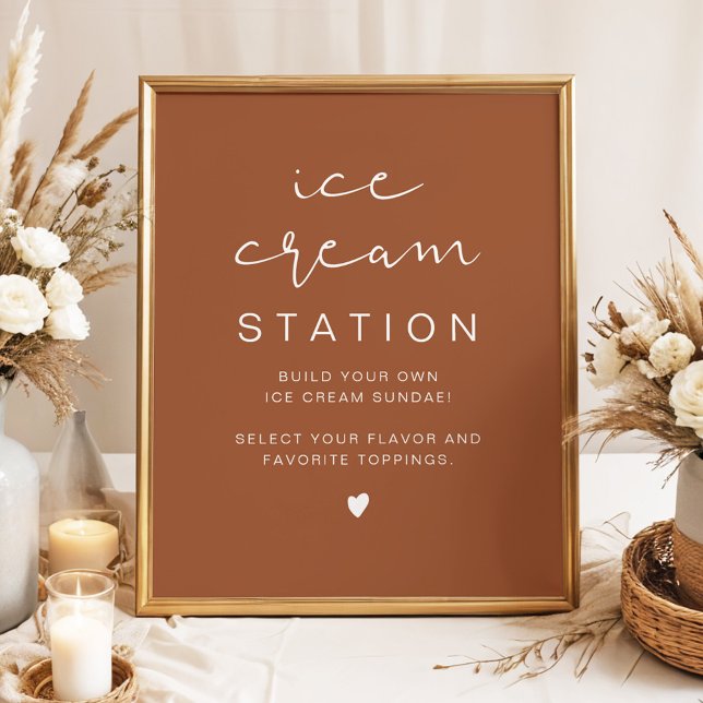 CORIANDER Bohemian Ice Cream Station Poster (Creator Uploaded)