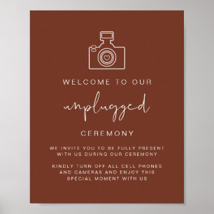 CORIANDER Bohemian Unplugged Ceremony Wedding Sign