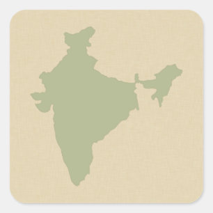 Coriander Spice Moods India Square Sticker