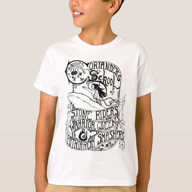 Coriander's School of Stone Riders... T-Shirt (Front)