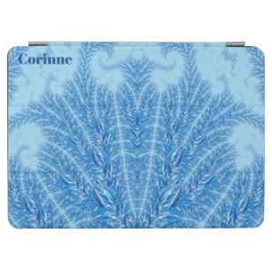CORINNE ~ FEATHERS ~ FRACTAL ~Blue Shades ~ iPad Air Cover