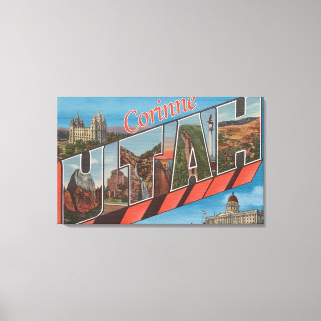 Corinne, UtahLarge Letter ScenesCorinne, UT Canvas Print (Front)