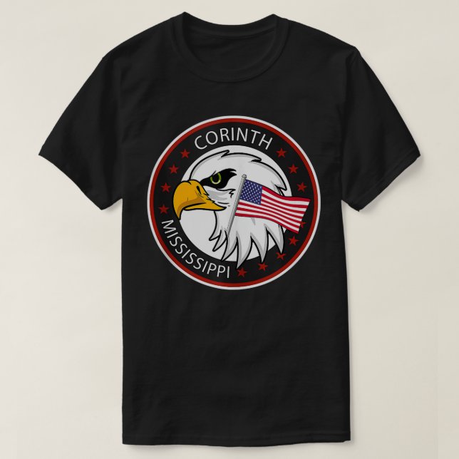 Corinth Mississippi MS  T-Shirt (Design Front)