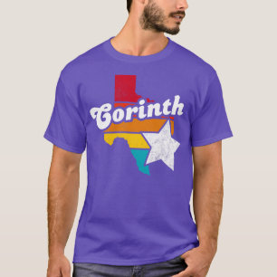 Corinth Texas Vintage Distressed Souvenir 2 T-Shirt